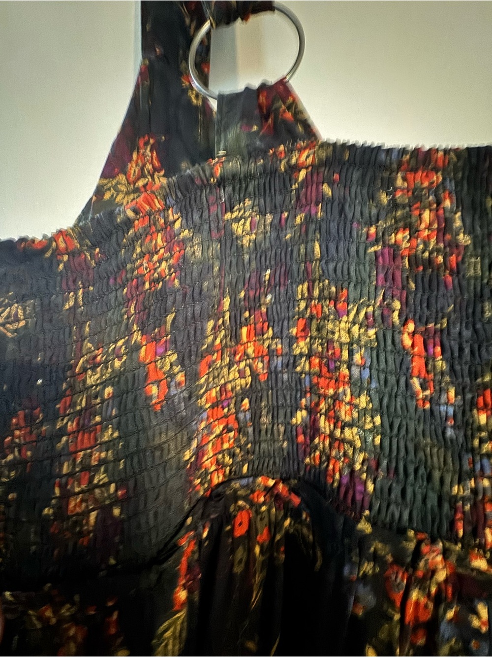 NWT Natural Life Gabi Jumpsuit - Navy Red Floral size Large - Picture 12 of 14
